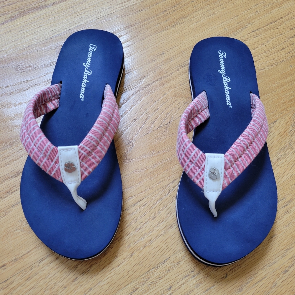 Tommy Bahama flip flops size 7